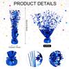 Pachet 6 Bucăți Stea Albastră Folie Spray Piese Centrale Decorațiuni Masă Piese Centrale Spray Folie Metalică Piese Centrale Plastic Metalic Stea Albastră