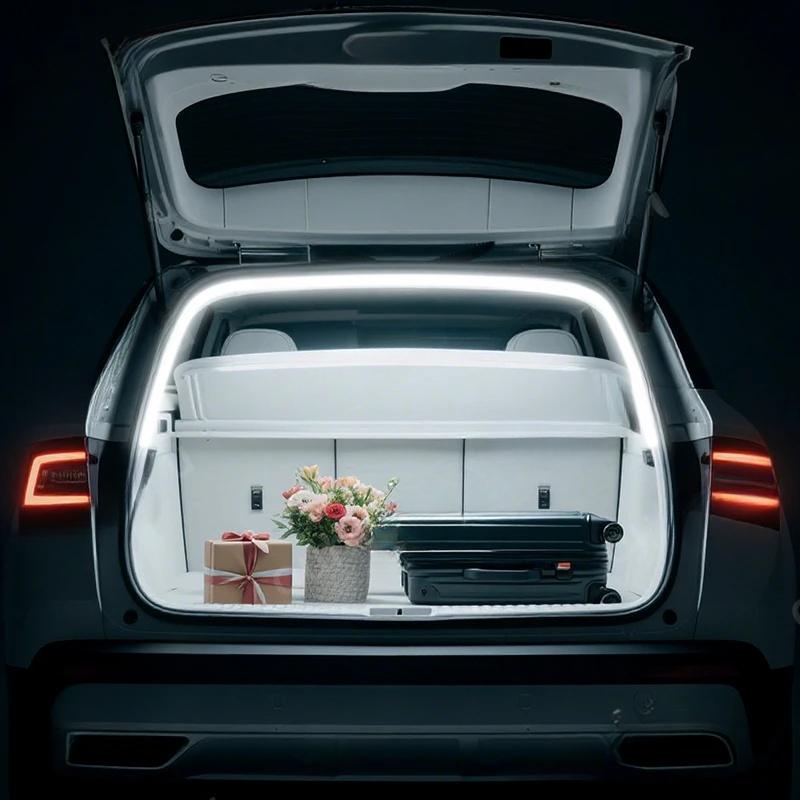 78.74 Inch Smart Car Trunk Lighting Ambient Light Interior Decoration Led Wireless Automatic Sensing Tailgate Light Strip