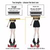 2024 Spring/Summer Black High-Waist Slimming Slit Bodycon Midi Skirt for Women