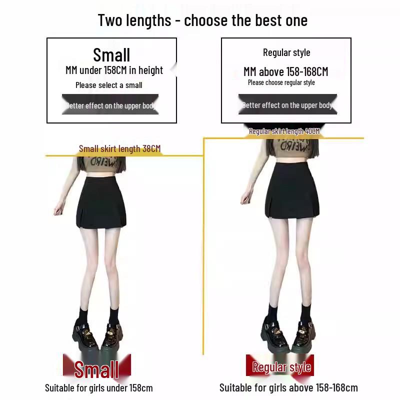 2024 Spring/Summer Black High-Waist Slimming Slit Bodycon Midi Skirt for Women
