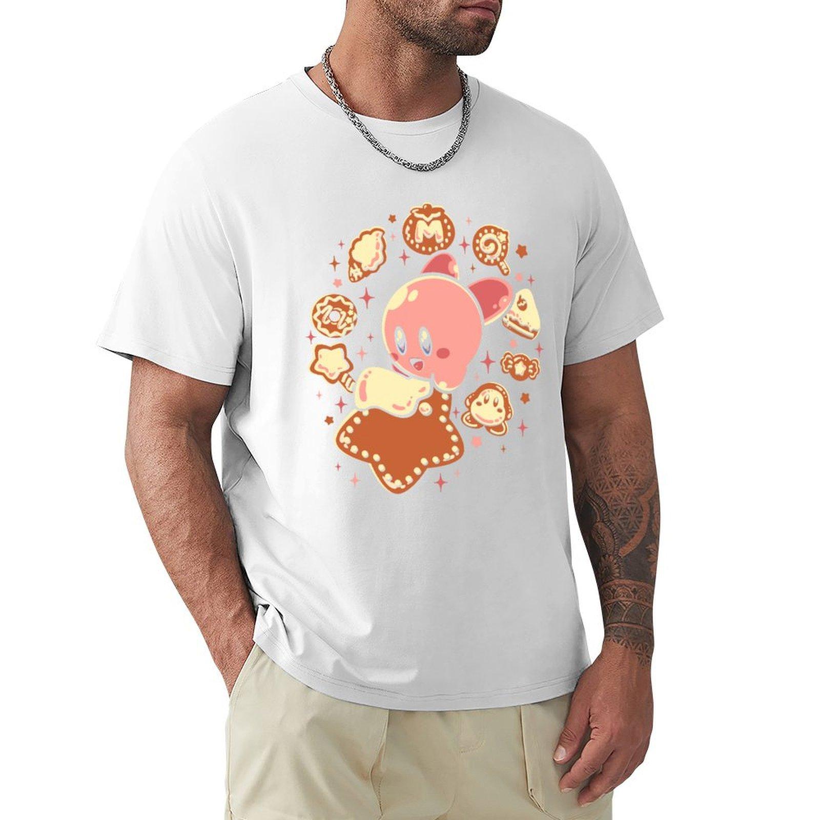Cute gingerbread TShirt hippie clothes man t shirt blue lock new gifts and tshirts t shirts for men cotton S