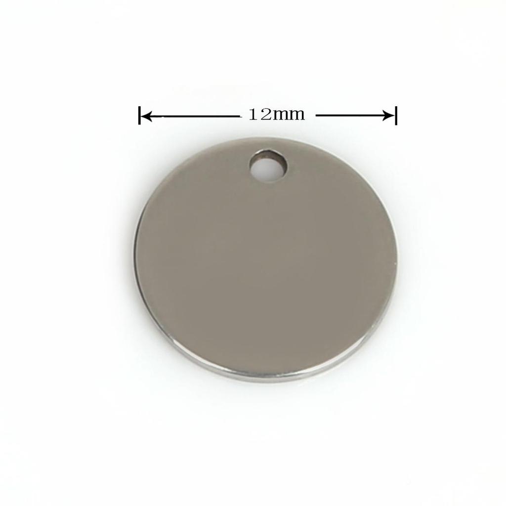 50Pcs Geometric Pendant Stainless Steel Charms For Women Kids Necklace Bracelet DIY Jewelry Making Accessories