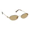 MIU MIU Full Frame Design Oval Sunglasses Women Sunglasses Tortoise SMUA54EZVNC051