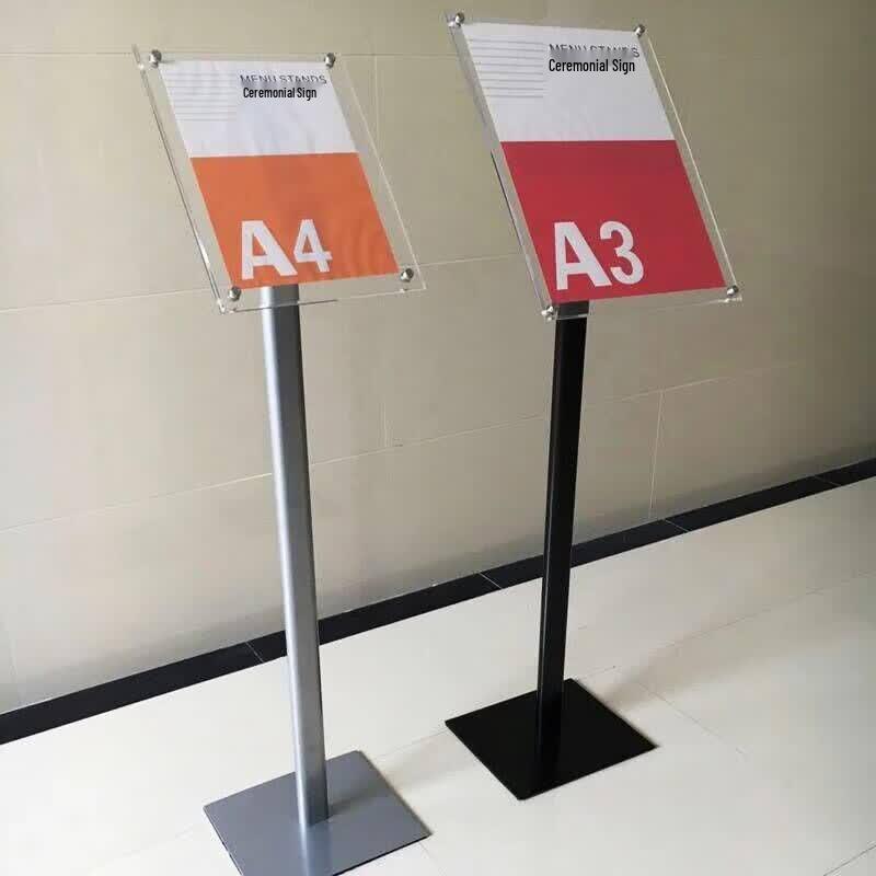 Acrylic Standing Safety Sign