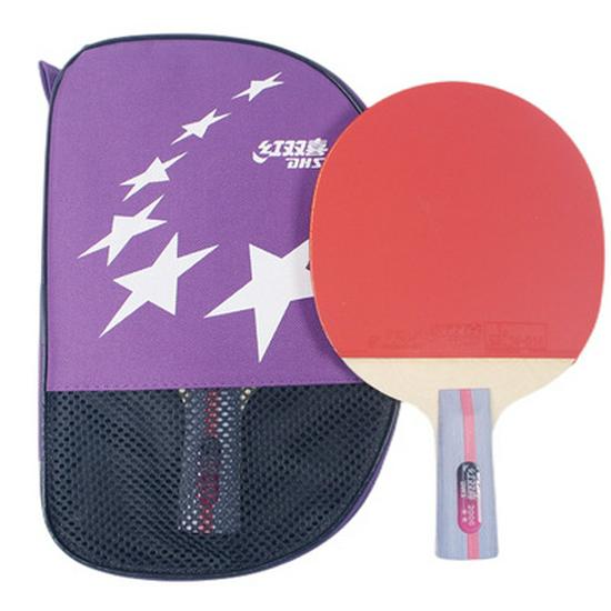 Double Happiness 4002 Ping Pong Racket: 1-Star & Training 3-Star Racket