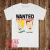 Beavis and Butt Head Wanted Uomo Bianco Taglia S-5XL