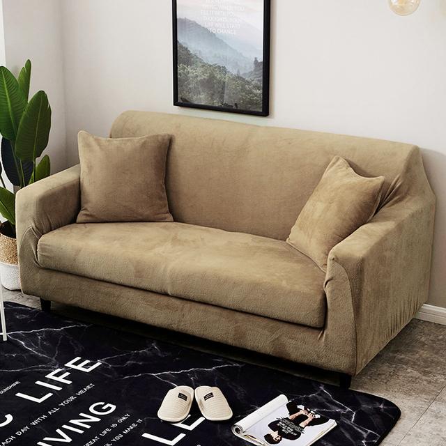 Plush Fabirc Sofa Cover Thick Slipcover Couch Sofacovers Stretch Elastic Cheap Sofa Covers Towel Wrap Covering