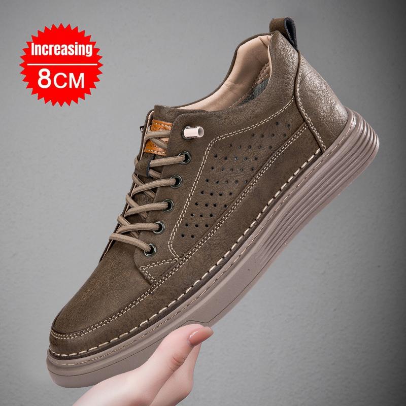 Scarpe Rialzanti Nascoste da 6cm 8cm per Uomo Scarpe con Rialzo da Inserire Scarpe Rialzanti Chunky per Donna Sneakers Aumenta Altezza Scarpe Casual Migliorative