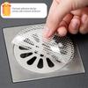 Zubehör Badezimmer Duschvorhang Abflussaufkleber Gitter Dusche Haare Boden Waschbecken Einweg Küchensieb Papier Maschennetz a Take