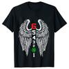 1N23456 Motorcycle Gear Biker Heartbeat Retro Printed Men's New T-shirt Fashion Casual Loose Summer Tshirts Short Sleeve T-shirt