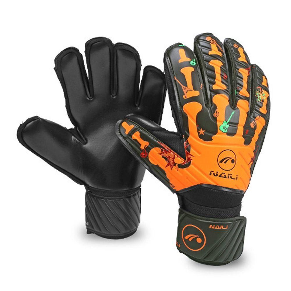 Anti Slip Kids Football Goalie Gloves Thickened Game Goalkeeper Gloves Play Football