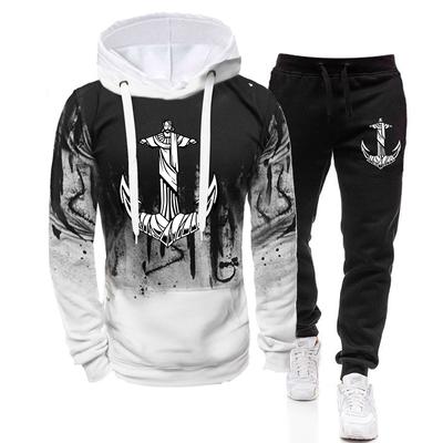 Kadın Kapşonlu Spor Takımları Moda Eşofman Kadın Pantolon ve Spor Giyim Setleri İki Parça Günlük Eşofman Kadın Sweatshirt