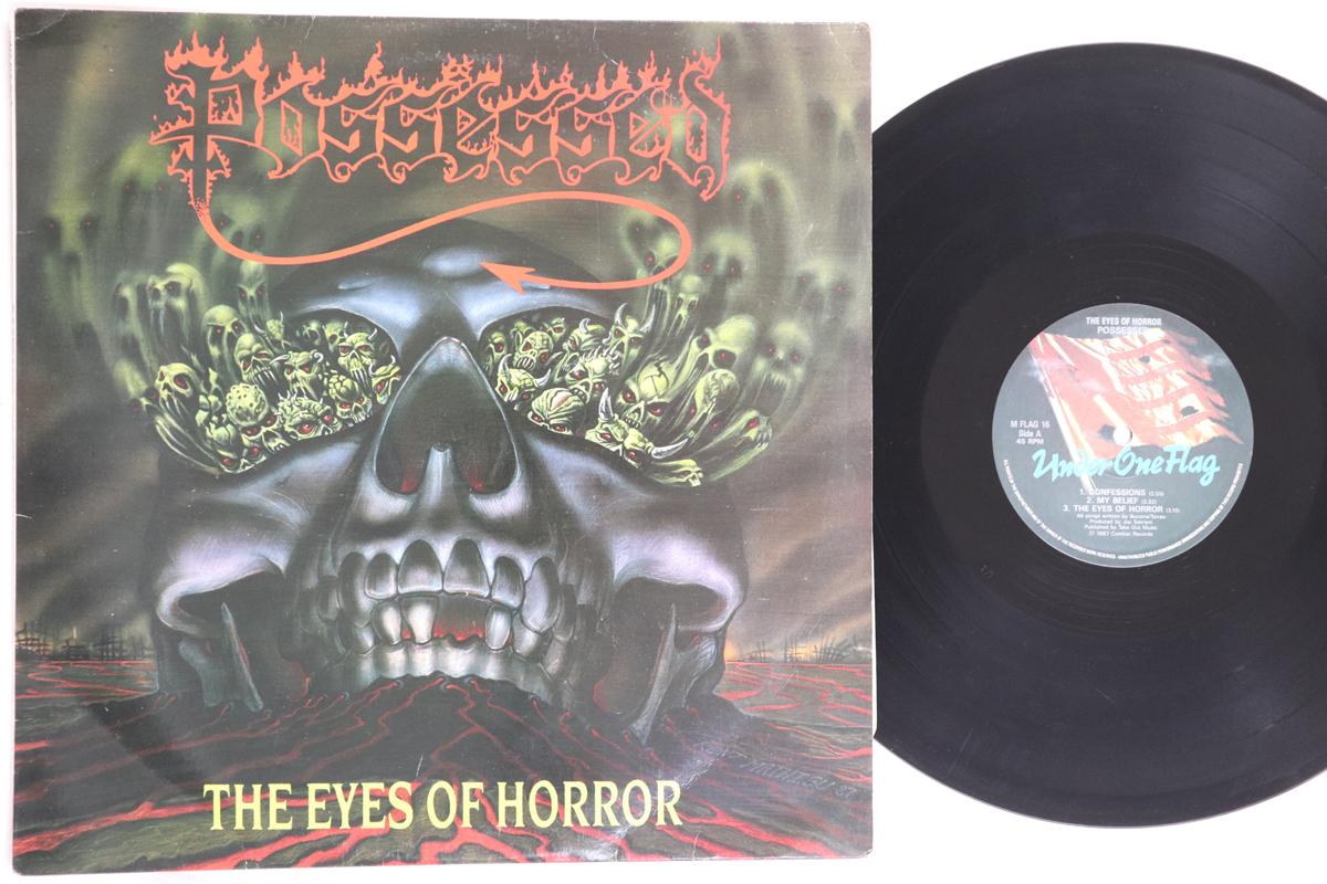 

12inch Record POSSESSED - Eyes Of Horror MFLAG16 UNDER ONE FLAG 1987 UK Metal Used