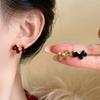 Unique Horse Shaped Flocking Earrings For Women Fashion Jewelry Comfortable Wear Accessories Stylish Gift Present