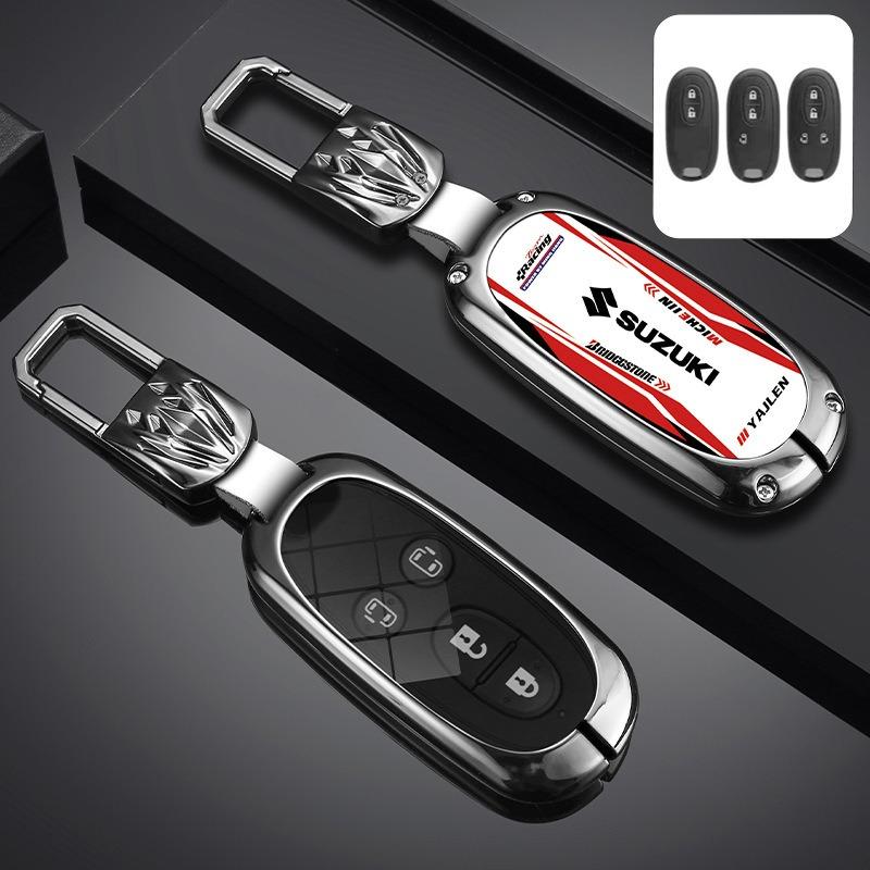 Car Remote Key Case Cover Shell Protector For Suzuki Palette Solio MR Wagon Hustler Alto Lapin Every Spacia Auto Sticker Decal