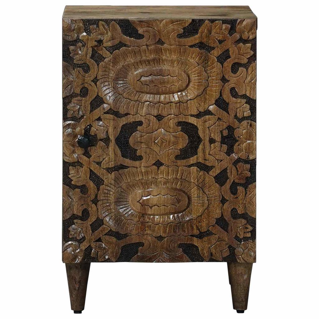 Bathroom Cabinet Brown 38 x 33.5 x 58 cm Solid Mango Wood