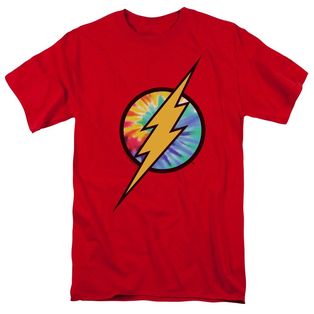 The Flash  Flash Tie Dye Logo  T-Shirt- Regular or Tank - to 5X M