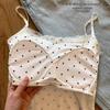 Women's Sweet & Spicy Summer Lace Bow Camisole with Built-in Padding