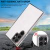 For Samsung Galaxy S23 Ultra Magnetic Case PU Leather Back Cover Compatible with MagSafe