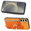 2 In 1 Detachable Magnetic Cards Bag Wallet Leather Ring Holder Case For Samsung Galaxy S24 Ultra S23Plus A05 A55 A15 A25 Cover