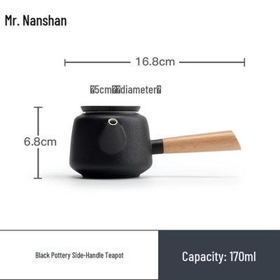 Nanshan Gentleman Ceramic Side Handle Teapot
