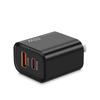 55W USB + USB-C QC3.0 Fast Charging PD Charger for iPhone 15 Plus 14 Pro Max Samsung  Xiaomi Realme Universal Wall Charger