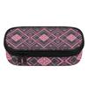 Pencil Case Smooth Zipper Multi Compartment 300D Polyester with Main Pocket Mesh Layer and Removable Pen Divider for Students