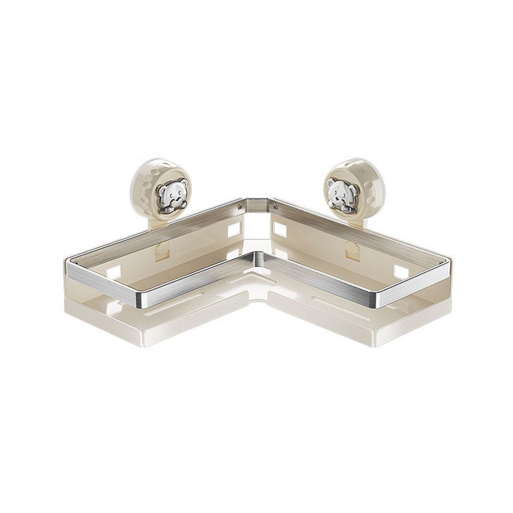 Triangular Corner Storage Shelf Stainless Steels Shower Shampoo Rack Toiletries Organizer  Corner