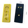 Power Tool Sanding Pad Polishing Metal Rectangular Rubber Wood 30*100mm Cleaning For Grinding Leather Non-metal