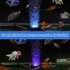 Luce Bolle Acquario Alimentata da USB Lampada a Disco d'Aria LED RGB per Decorazione Paesaggio Acquario