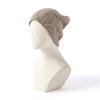 Women 100% Pure Cashmere Beanie Hat Chunky Cable Knit Pattern Winter Warm Soft Slouchy Skullies Cap Cold Weather Accessory