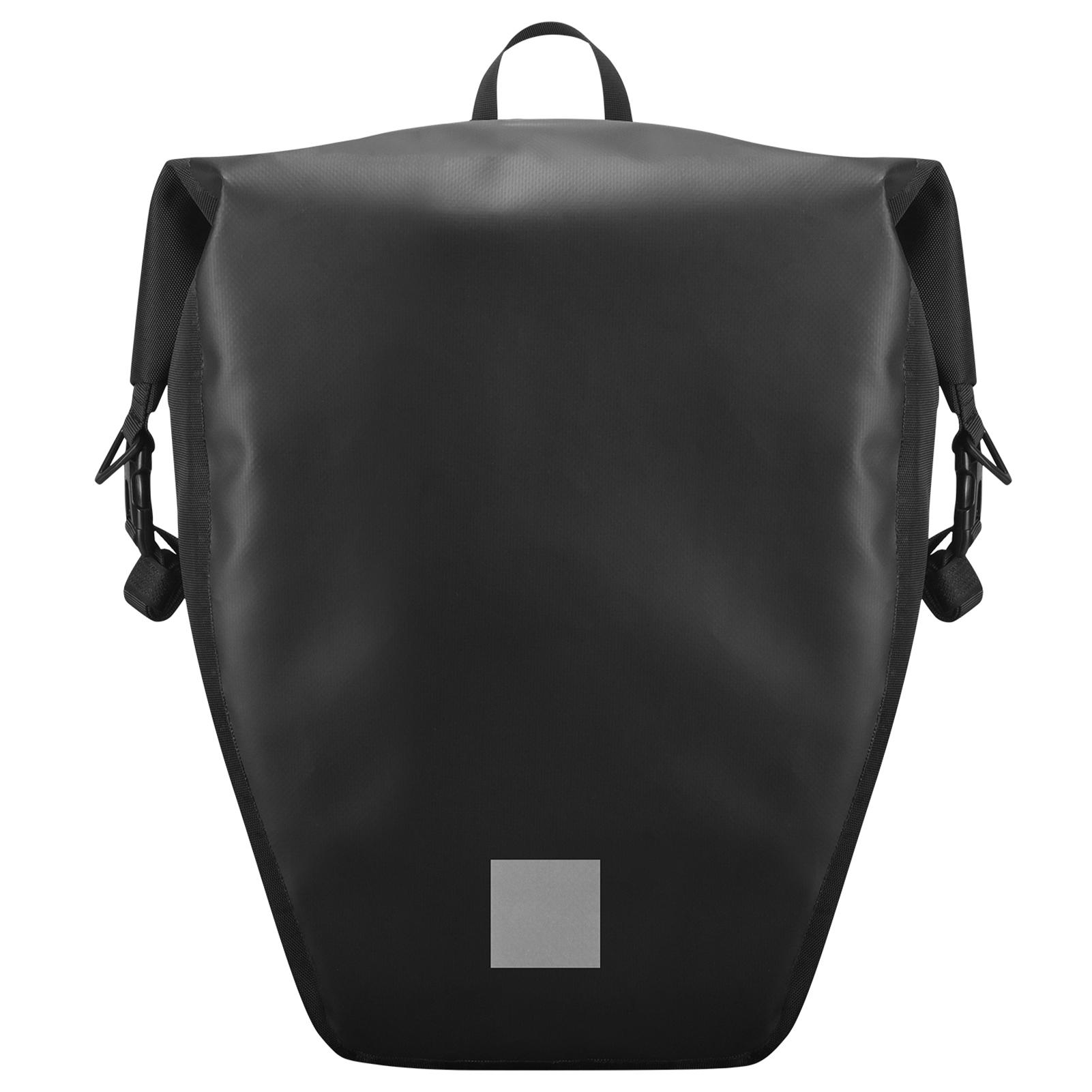 Kaisai Black 10L Waterproof Cycle Trunk Bag Bicycle Rear Rack Bag Bike Pannier Bag Travel Bag