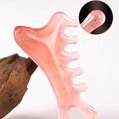 New 4-in-1 Massage Comb Multifunctional Scraping Head Head Meridian Combs Facial Muscle Pulling Facial Massager Tool