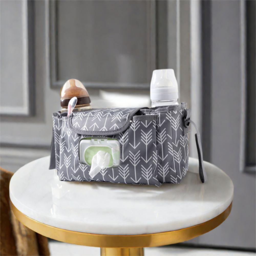 Multifunctional Baby Stroller Bag Waterproof Diaper Bag Organizer Wet Wipe Hanging Bag Travel