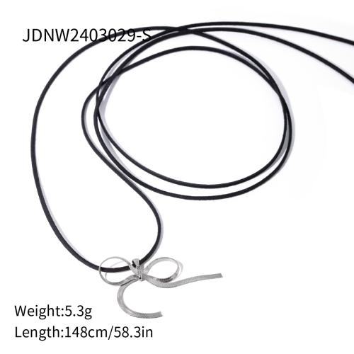 

Youthway Trendy Stainless Steel Waterproof Irregular Geometric Metal Wax Rope Necklace Gold For Women Jewelry Gift