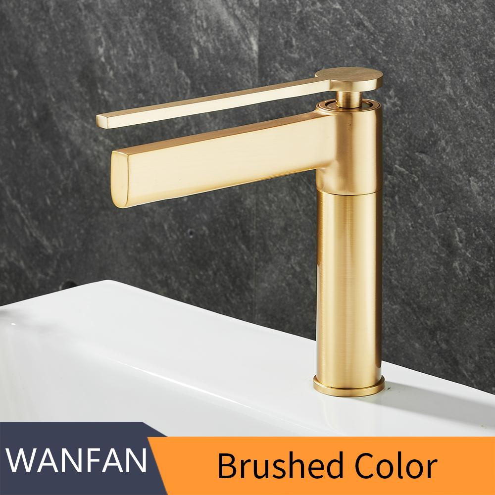Luxury Brass Single Hole Single Handle Water Saving Plumbing Fixture Chrome Basin Mixer Tap Bathroom Sink Faucet