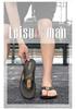 Plus Size Hand-stitched Casual Men's Beach Flip-flops