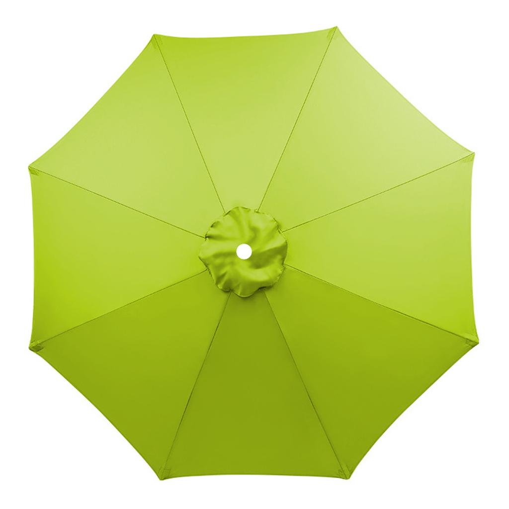 Large Outdoor Patio Umbrella with Durable Red Canopy, UV Protection, Wind Resistant, Easy Crank Lift, 8-Rib Frame for Garden, Deck, Poolside, Backyard