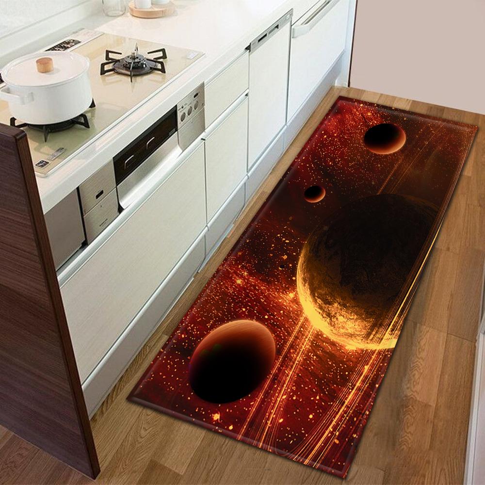 Kitchen Door Mat Bedroom Carpet Non-slip Floor Balcony Corridor Long Carpet Bedside Living Room Floor Mat