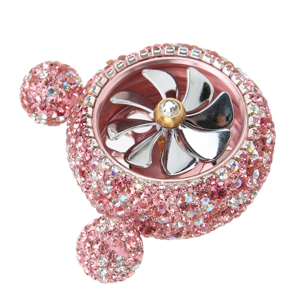 Car Air Vent Fragrance Decoration Sparkly Rhinestones Cute Shape Interior Car DecorationPink