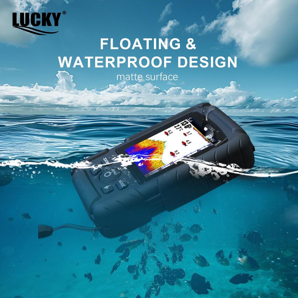 LUCKY Wireless Portable Color Screen Smart Sonar Fish Finder