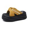 2025 with Skirt Style with Pearl Cross New Fairy Fashion French Sandals Platform Cool Slippers Female Summer Wear