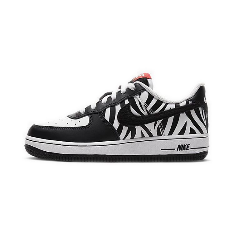 

Детские кроссовки Nike Air Force 1 Low PS Zebra Белый Черный CU8428-100