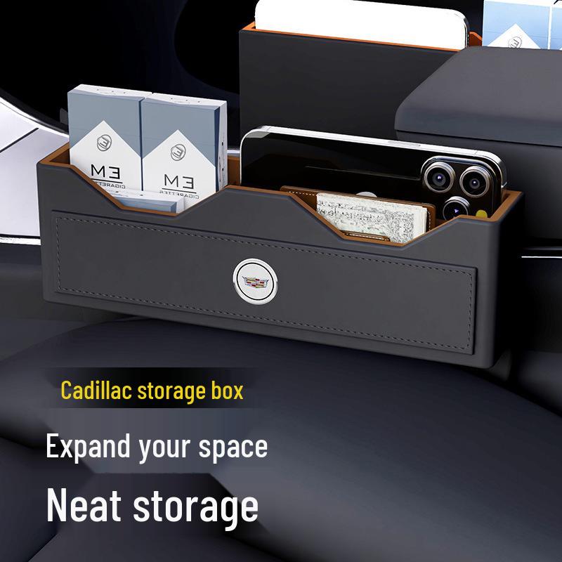 Compatible Car Seat Gap Storage Box for CT4, CT5, CT6, XT4, XT5, XT6