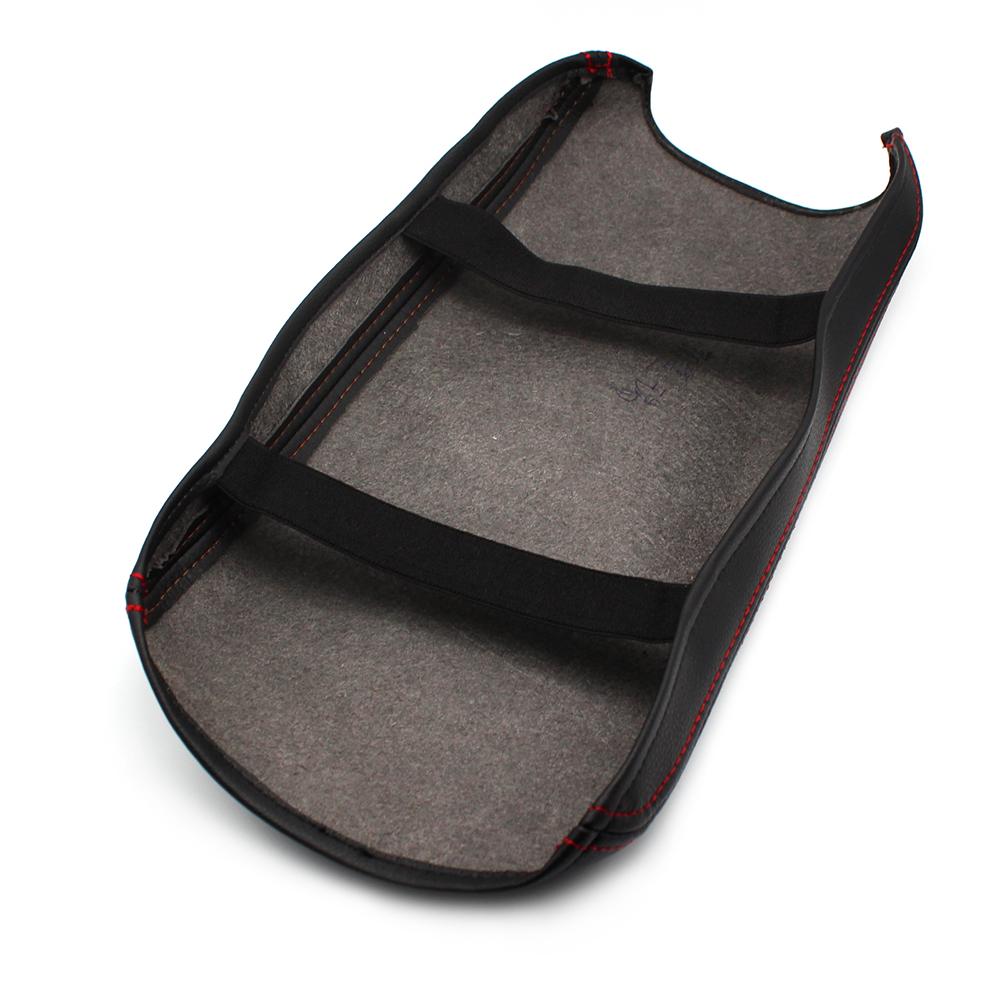 Soft Microfiber Leather Armrest Cover For Toyota Camry 2012 2013 2014 2015 2016 2017 Center Control Armrest Box Cover Trim