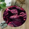 1pc nezouko  Carpet, Round Rug, Comfortable, Suitable for Entryways, Living Rooms, Office, And Bedrooms, Christmas Decoration