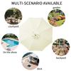 Replacement Parasol Canopy Universal Umbrella Replacement Cloth Garden Parasol Sunshade Cover for Garden Patio Yard Beach Pool