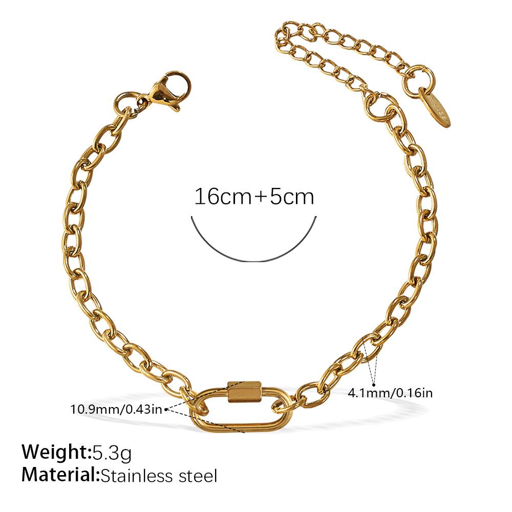 Japan And South Korea Fashion Niche Bracelet Necklace Women'S Personality Design Versatile Jewelry Does Not Fade Popular Trend