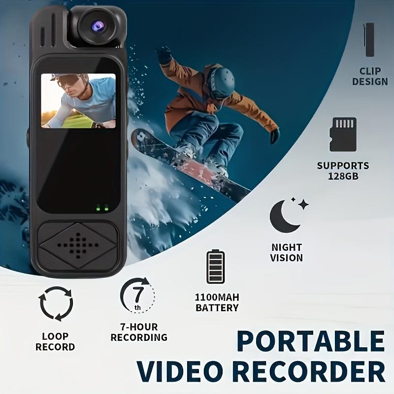 Full HD 1080P Mini Body Camera Body Mounted Camera Night Vision Digital Video Recorder 1.3'' Bodycam Worn Police Camera