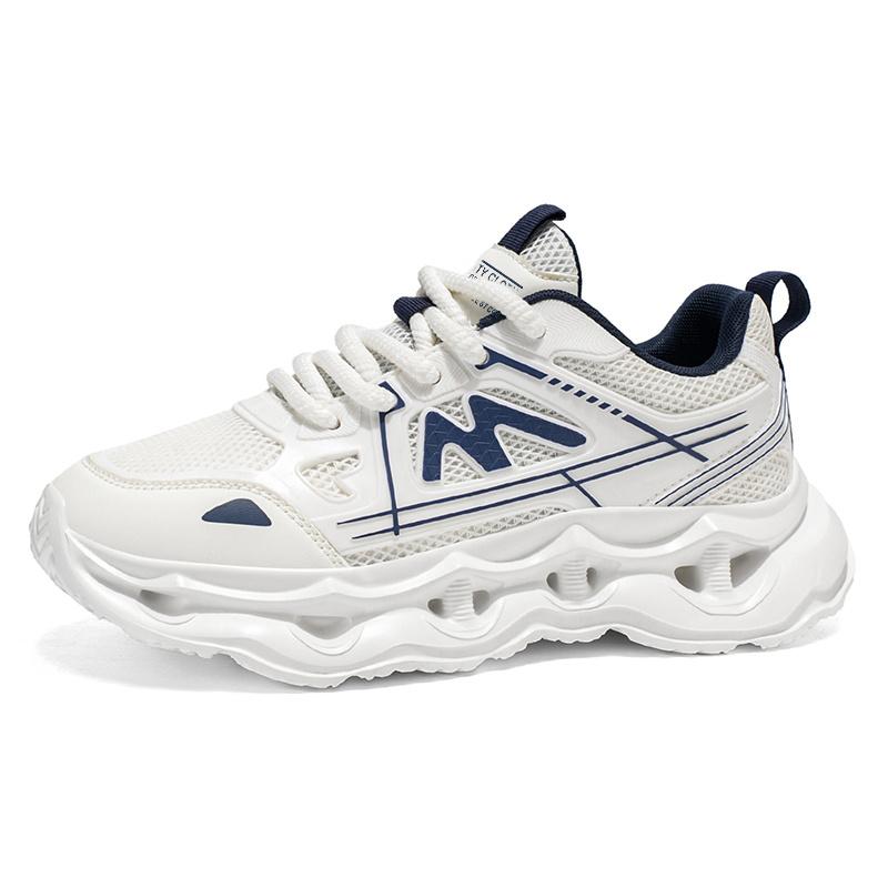 

Men s Korean thick-sole sports fashion tide shoes four season soft-sole outdoor running shoes student breathable casual sneakers 44